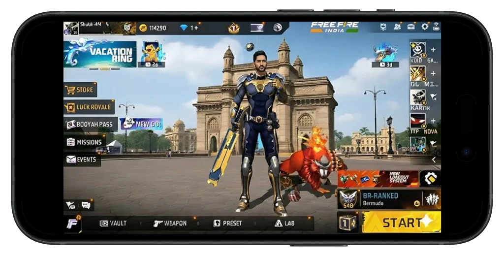 free fire india screenshot For iphone 8